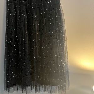 Midi Tulle Sparkle Skirt